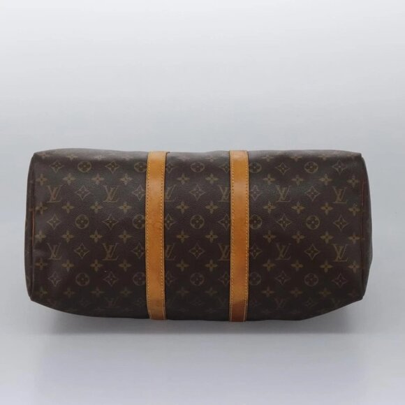 LOUIS VUITTON Monogram Keepall 45 Boston Bag M41428 LV Auth MX259 - Picture 7 of 14